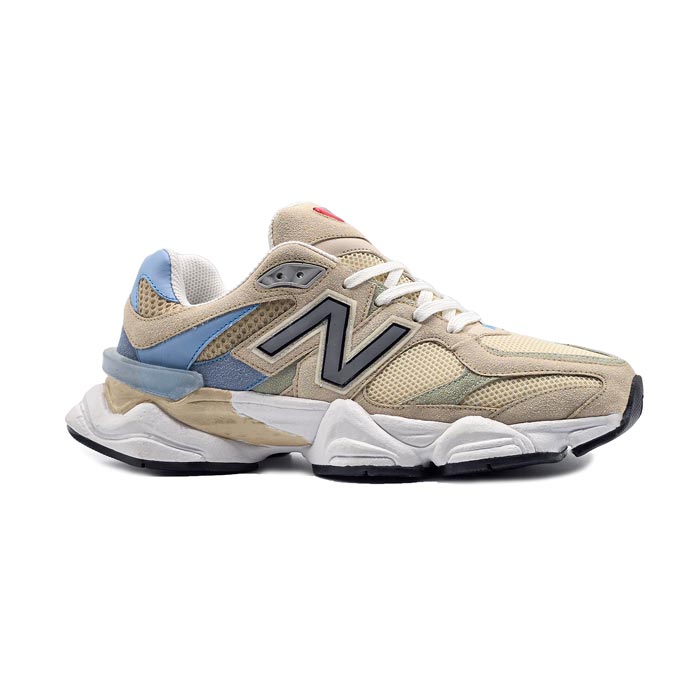 کفش و کتانی مردانه مدل نیوبالانس 9060 NEW BALANCE رنگ کرم آبی کد 89107