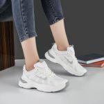کفش و کتانی زنانه مدل نایک NIKE رنگ سفید طوسی کد M300