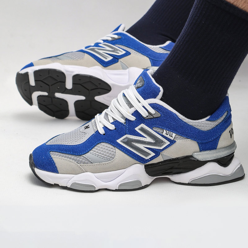 30 کفش و کتانی مردانه مدل نیوبالانس 9060 NEW BALANCE رنگ طوسی آبی کد 89257 - Image 1