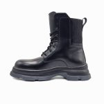 بوت مردانه مدل برشکا BERESHKA بندی پشت کش رنگ مشکی کد 211 - Image 4