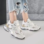 کفش و کتانی زنانه و دخترانه مدل نیوبالانس 9060 NEW BALANCEرنگ سفید کد 8793 - Image 2