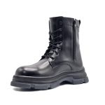 بوت مردانه مدل برشکا BERESHKA بندی بغل زیپ رنگ مشکی کد 212 - Image 2