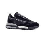 کفش و کتانی مردانه چرم طبیعی مدل لاگوست LACOSTE رنگ مشکی طوسی کد 43334