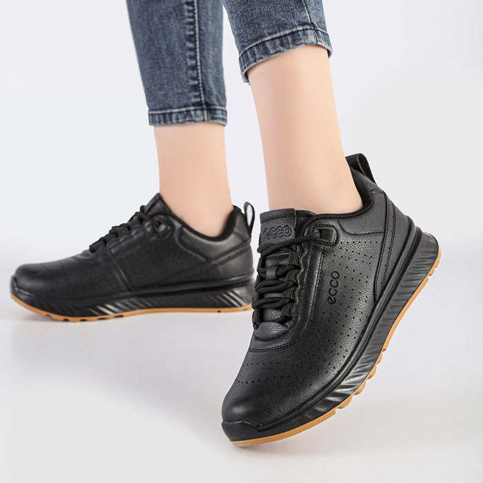 11-1.jpg کفش و کتانی زنانه مدل اکو ECCO رنگ مشکی کد 6412 - Image 1