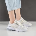 کفش و کتانی اسپرت مردانه و زنانه مدل نایک کوشلون NIKE V2K رنگ سفید طوسی کد 41742