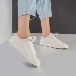 کفش و کتانی زنانه و دخترانه مدل ونس راحتی روزمره رنگ سفید کد F111 - Image 2