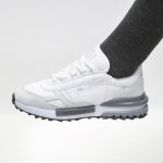 کفش و کتانی مردانه چرم طبیعی مدل لاگوست LACOSTE رنگ سفید کد 43331 - Image 2