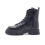 بوت مردانه مدل برشکا BERESHKA زیپدار چرم رنگ مشکی کد EF206 - Image 2