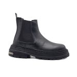 بوت مردانه مدل برشکا BERESHKA دو بر کش چرم رنگ مشکی کد EF208