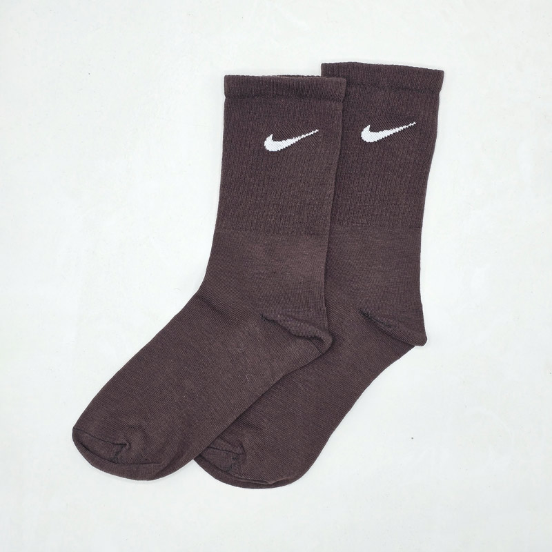 17-7.jpg جوراب ساق دار مدل نایک NIKE رنگ قهوه ای کد 128 - Image 1