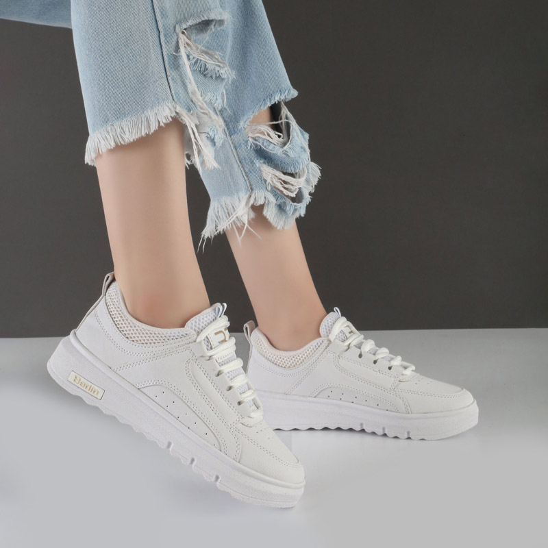 21-1.jpg کفش و کتانی زنانه مدل برلین BERLIN رنگ سفید کد M669 - Image 1