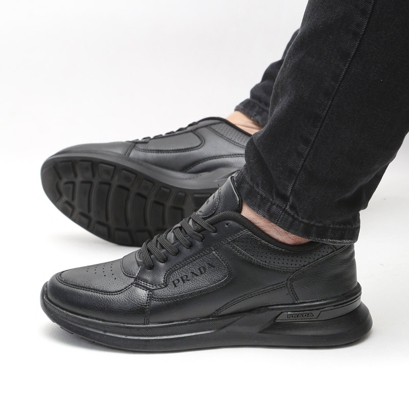 22 کفش و کتانی اسپرت مردانه مدل پرادا PRADA رنگ مشکی کد 6532 - Image 1