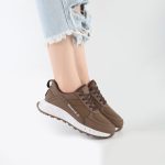 کفش و کتانی اسپرت زنانه و دخترانه مدل ریباک REEBOK رنگ قهوه ای کد M669 - Image 2