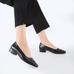 کفش کالج طبی زنانه و دخترانه رنگ مشکی کد M704 - Image 2