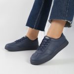 کفش اسپرت و راحتی زنانه و دخترانه رنگ سرمه ای کد M813 - Image 2