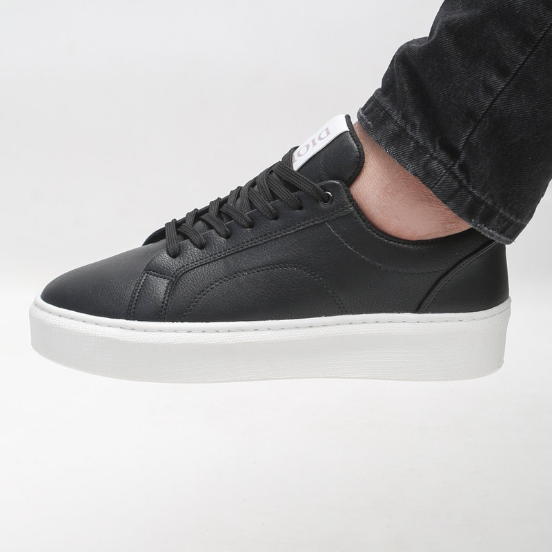 29 کفش و کتانی روزمره و راحتی مردانه مدل DIOR رنگ مشکی سفید کد 41238 - Image 1