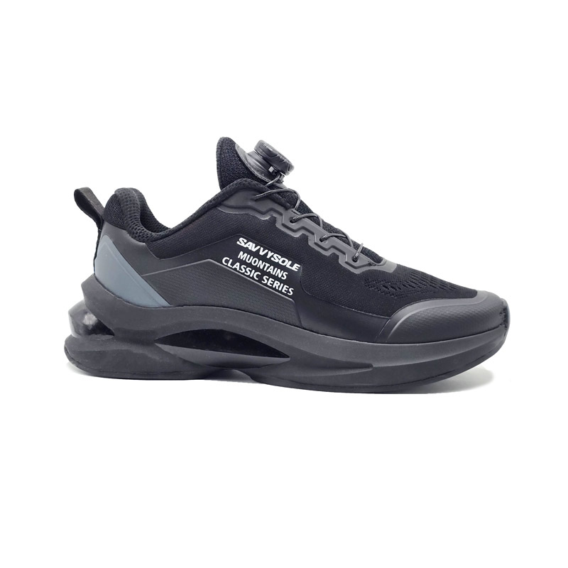 4-3.jpg کتانی مردانه مدل پمپی savvysole رنگ مشکی کد 21488 - Image 1