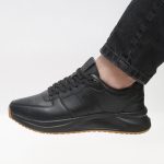 کفش و کتانی مردانه مدل اکو ECCO رنگ مشکی کرم کد 6581