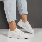 کفش و کتانی ونس راحتی زنانه و دخترانه مدل WARRIOR رنگ سفید کد M752 - Image 2