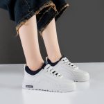 کفش و کتانی زنانه مدل برلین BERLIN رنگ سفید سرمه ای کد M602