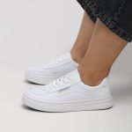 کفش و کتانی ونس راحتی زنانه و دخترانه رنگ سفید کد M779 - Image 2