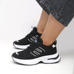 کفش و کتانی زنانه و دخترانه مدل فشیون FASHION رنگ مشکی کد M780 - Image 2