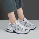 کفش و کتانی زنانه و دحترانه رنگ سفید سرمه ای کد M784