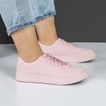 کفش و کتانی ونس راحتی زنانه و دخترانه رنگ صورتی کد M960 - Image 2