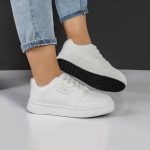 کفش و کتانی ونس راحتی زنانه و دخترانه مدل YEERFA رنگ سفید کد M961 - Image 2