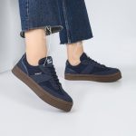 کفش و کتانی ونس راحتی زنانه و دخترانه مدل WARRIOR رنگ سرمه ای کد M966