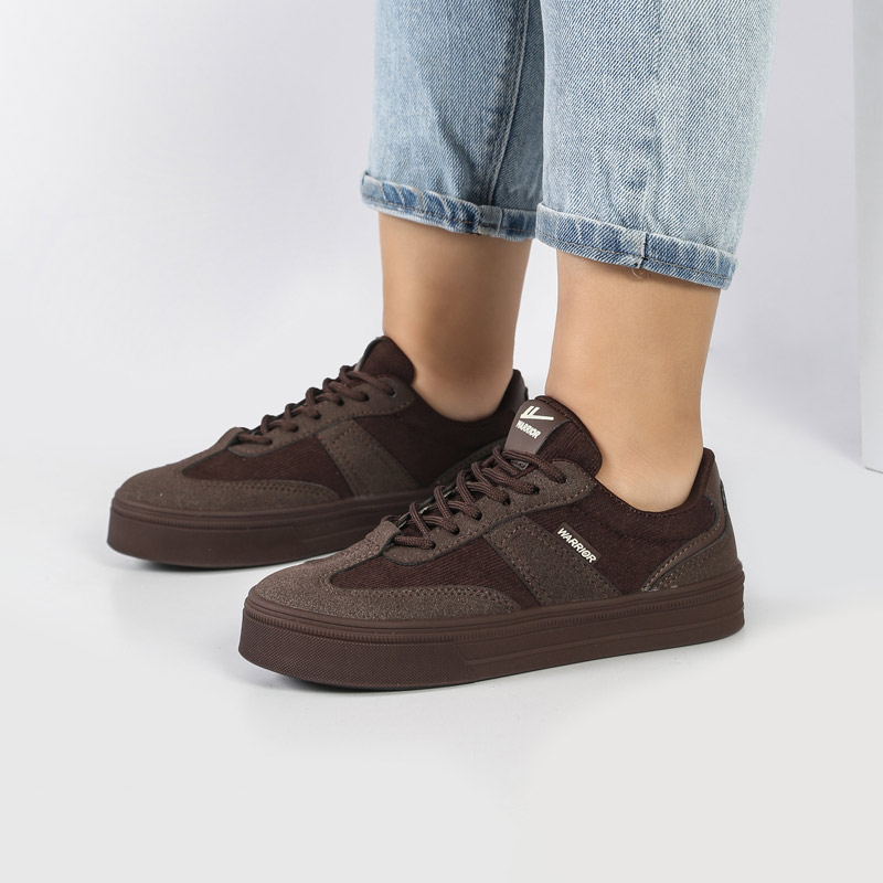 7.jpg کفش و کتانی ونس راحتی زنانه و دخترانه مدل WARRIOR رنگ قهوه ای کد M958 - Image 1