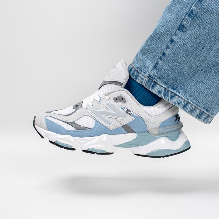 کتونی اسپرت مردانه و زنانه مدل نیوبالانس 9060 NEW BALANCE رنگ طوسی آبی کد 8935