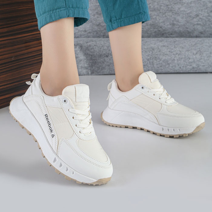 کفش و کتانی اسپرت زنانه و دخترانه مدل ریباک REEBOK رنگ سفید کد M113